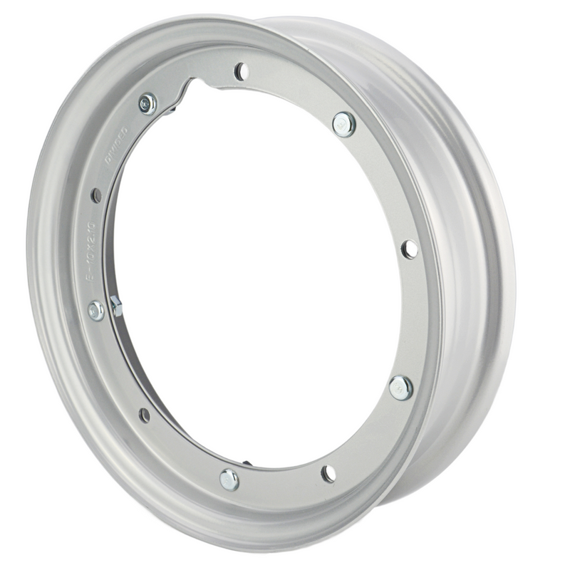 F.A. ITALIA Vespa Split Rim Grey (2.10x10) PX, T5, LML, RALLY, GT, GTR, PK50-PK, V50, 50N, Special, PV, ET3