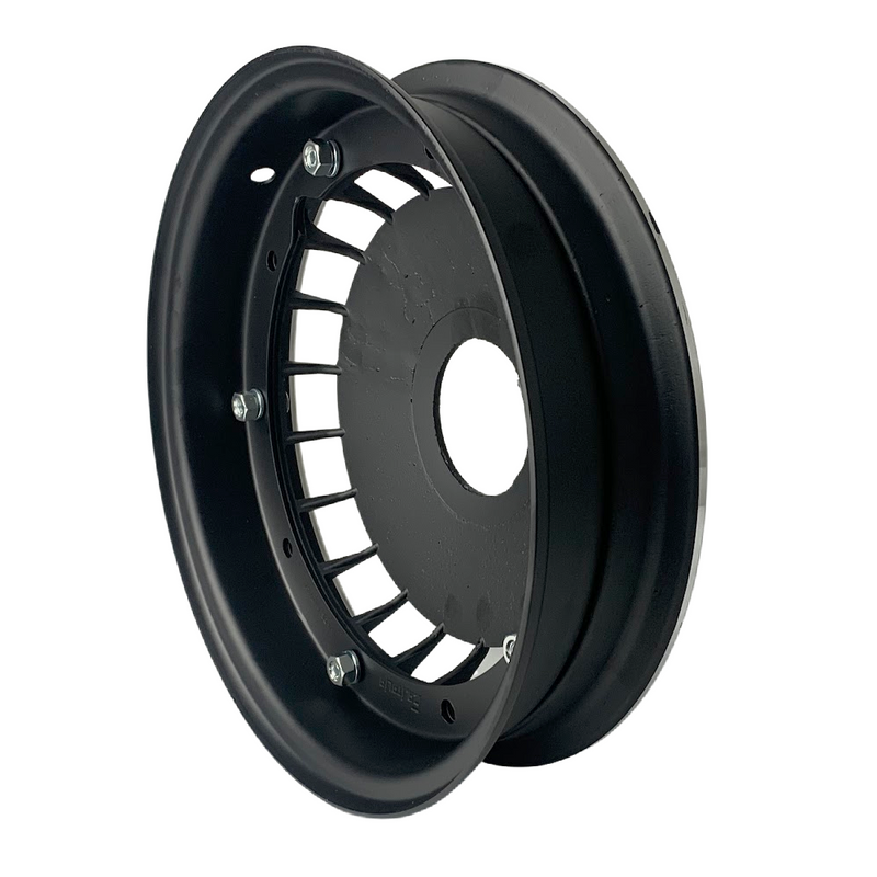 F.A. ITALIA Vespa Spoked Split Black Rim (2.10x10) PX, T5, LML, RALLY, GT, GTR, PK50-PK, V50, 50N, Special, PV, ET3